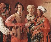 Georges de La Tour The Fortune Teller Germany oil painting reproduction